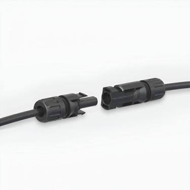 Imagem de Conector Solar MC6 (MC4) Macho + Fêmea 30A 2,5 a 6mm² - Genérica