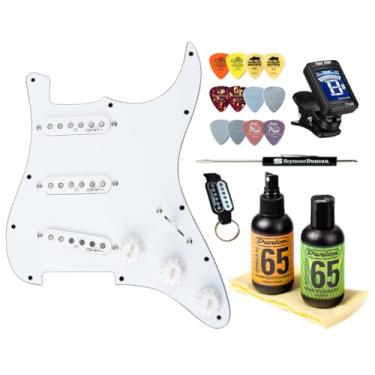 Imagem de Seymour Duncan Jimi Hendrix Signature Loaded Pickguard Single Coil Standard Strat Pickup Set 11550-08-SR