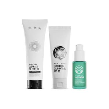 Imagem de Kit Beyoung Antiacne Ácido Glicólico e Salicílico 3 Produtos