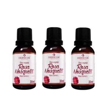 Imagem de 3 Oleo Vegetal Rosa Mosqueta -30ml - Dermcos