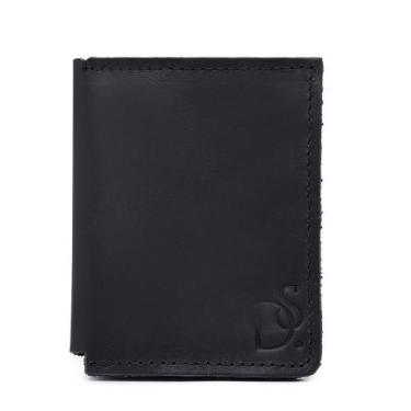 Imagem de Porta Cartao CNH Vertical Carteira Masculina Couro Pratica Moderna Dia