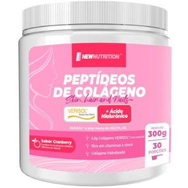 Imagem de Colágeno Verisol com Ácido Hialurônico 300g NewNutrition, Cranberry, 3
