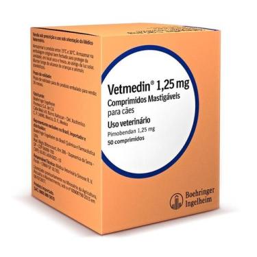 Imagem de Medicamento Vetmedin Boehringer Ingelheim para Cães - 1,25mg - Boehrin