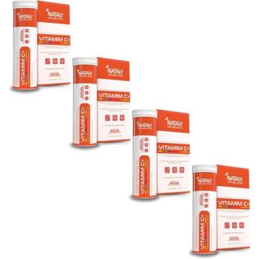 Imagem de 4x Vitamim C+ Vitamina C 10 Comprimidos Efervercentes Nataly - Nataly 