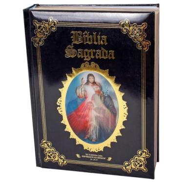 Imagem de Bíblia Católica Luxo  Sagrada Família, Preta