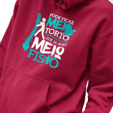 Imagem de Blusa Moletom Masculino Estampado Meio Fisio em Algodão Fio 30.1 Pente