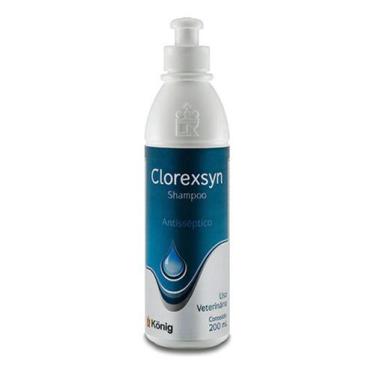 Imagem de Shampoo Antisséptico Clorexsyn 200 Ml Pet - Konig