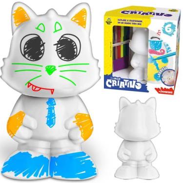 Imagem de Boneco Pedagogico Em Vinil Macio Personagem Charlie Para Colorir Com C