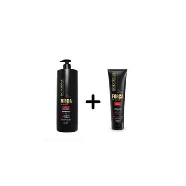 Imagem de Kit Bio Extratus Força C/Pimenta - Sh 1L + Máscara 250g