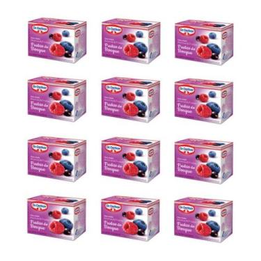 Imagem de Kit c 12 Chá de Frutas do Bosque 10 saches cada - Dr. Oetker - Dr Oetk