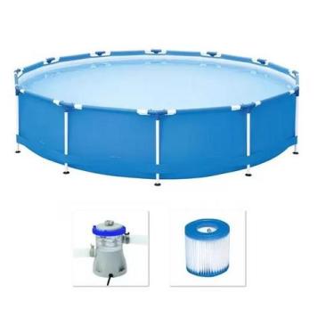 Imagem de Piscina Bestway 7000 Litros Estrutural com Bomba Filtrante 110v