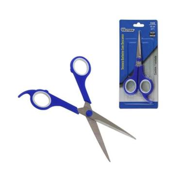 Imagem de Tesoura De Barbeiro De Inox Com Descanso 6'' 15Cm - WESTERN