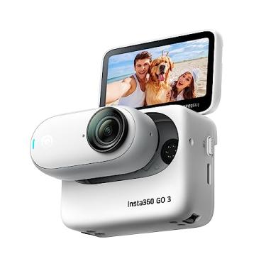 Imagem de Insta360 GO 3 64 GB – Câmera Vlogging para criadores, Vloggers, mini câmera de ação com tela sensível ao toque, leve e portátil, POV mãos livres, montagem em qualquer lugar, estabilização,