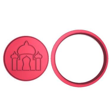 Imagem de Cortador Marcador Medalha Castelo Palacio Aladin Rei - DOCE IMPRESSO, 