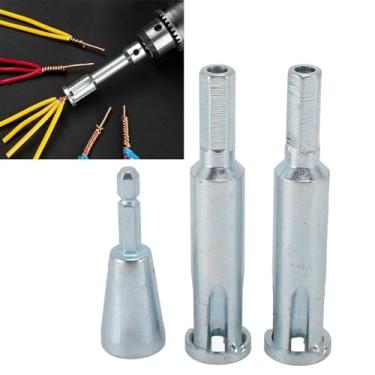 Imagem de Ferramenta Twister de Fio, Descascador de Cabo Elétrico Porca Twister Spin Conector Soquete Ferramenta de Descascamento e Torção de Fio Ferramenta de Descascamento de Fio