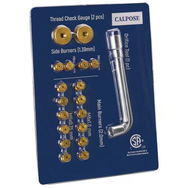 Imagem de CALPOSE Kit de conversão de propano para natural para grelha Blackstone, 71 cm e 91 cm, Tailgater, Combo Rangetop e Fogão Rec de Queimador Único