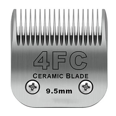 Imagem de DODAER Lâminas de Tosquiadeira Removíveis para Cães de Estimação, Compatíveis com Andis Tamanho 4Fc, Comprimento de Corte 3/8"(9,5 Mm) A Maioria Das Tosquiadeiras Oster A5, Wahl Km Series, Feitas de L