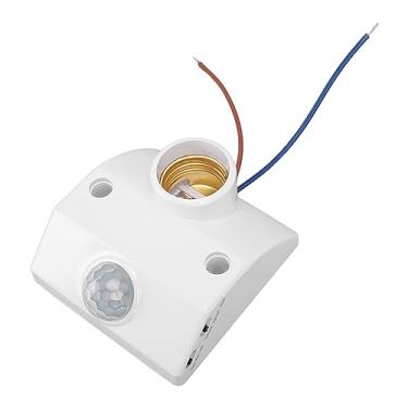 Imagem de Soquete de Luz Com Sensor de Movimento, para Sala de Armazenamento de Garagem Tomada Com Sensor de Movimento Tomada de Luz Externa 90-240V Suporte para Lâmpada de Indução de
