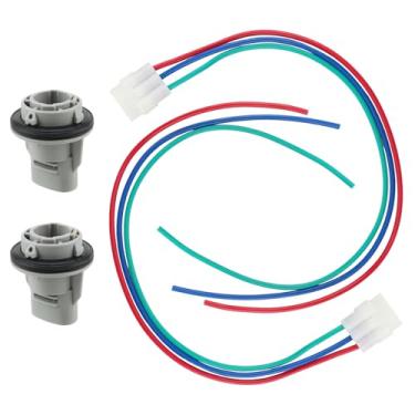 Imagem de 2 peças X33302-SR3-A01 Soquete de luz de seta do lado do motorista e do passageiro compatível com Honda Accord Odyssey Pilot Civic CR-V Crosstour Element 1992-2015