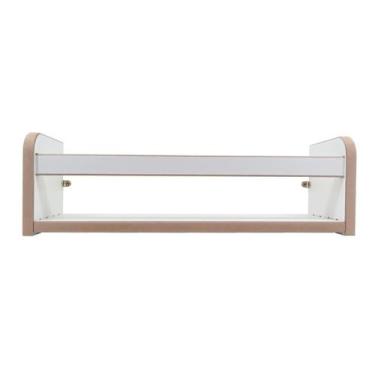 Imagem de Prateleira Estante Suspensa Parede Porta Livros Revistas Madeira MDF B