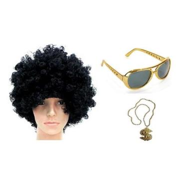 Imagem de Fantasia happer hip hop hippie anos 80 mc adulto 3 peças - MC PRESENTE