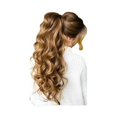 Imagem de Extensões de Cabelo Sintético Ondulado - 24 Polegadas - Multicoloridas