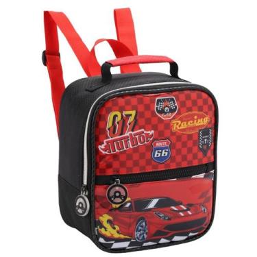 Imagem de Lancheira Térmica Infantil Menino Mosnter Carros Masculino - Denlex