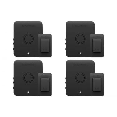 Imagem de Kit C/4 - Campainha Sem Fio Qualitronix Pilha/Tomada 52 T... - Marca n