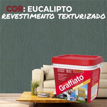 Imagem de Grafiato Branco 5KG Interno Externo Antimofo Hidrorepelente Durabilida