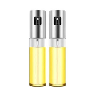 Imagem de Kit 2 Pulverizadores Cozinha Azeite Vinagre Óleos Inox 100ml - HQ