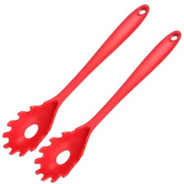 Imagem de Pegador de Massa Silicone Vermelho Grande | 02 Un