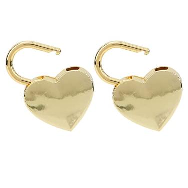 Imagem de 2 Conjuntos de Cadeados de Metal Vintage Em Forma de Coração Com Chaves - para Fts, Diários e Caixas de Jóias