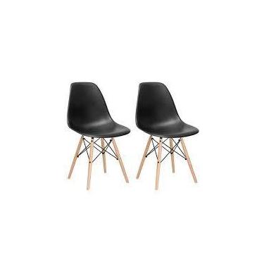 Imagem de Kit com 2 Cadeiras Charles Eames Fixa Concha - UNIVERSAL MIX