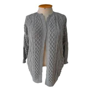 Imagem de Suéter Plus Size Feminino Longo Aberto Tricot Premium InvernO-Feminino