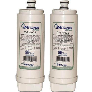 Imagem de Kit 2 Filtro Refil Compatível Torneira Docol Vitalis Purificador