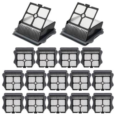 Imagem de (16 peças) Filtros HEPA compatíveis com Tineco iFloor 3/Floor One S3/Floor One S5/Floor One S5 Pro 2, kit de filtro de aspirador de pó seco úmido