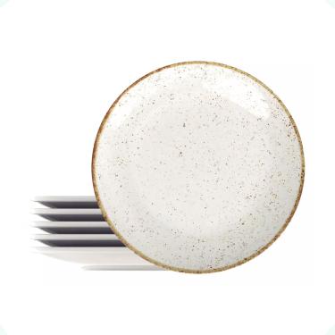 Imagem de Conjunto 8 Pratos Raso Rústico 28cm Tramontina