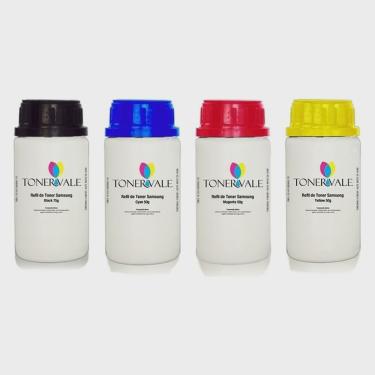 Imagem de Kit 4 Toner Refil TankFull Para Samsung CLP-315 CLX-3175N CLX-3170 CLX-3170FN CLX-3175 - cmyk 409 Dose Única