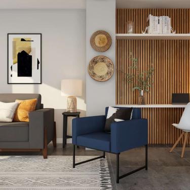 Imagem de Poltrona Stephanie Azul Marinho