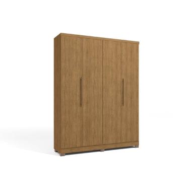 Imagem de Roupeiro Kappesberg Duo H554 4 Portas c/ Pés Freijó