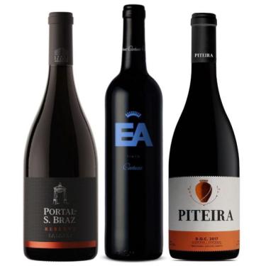 Imagem de Kit 3 Vinhos Tintos Português 750ml