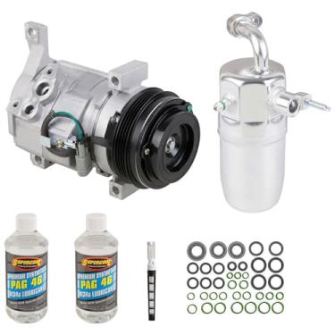 Imagem de Compressor AC e kit de reparo A/C para Chevy Tahoe Suburban GMC Yukon Cadillac Escalade 2001 2001 c/traseira AC - BuyAutoParts 60-89047RK Novo