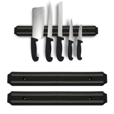 Imagem de Kit 2 Barra Magnetica Suporte De Parede P/ Facas Ferramentas - Alley C