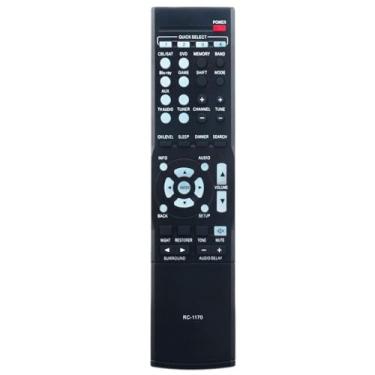 Imagem de Substituição RC-1170 Controle Remoto Comandante Compatível com Denon A/V Receptor DHT-1513BA AVR-1513 AVR-1612 AVR-1622 RC-1157 Home Theater System