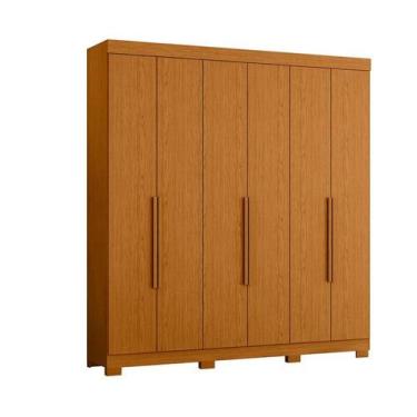 Imagem de Guarda Roupa Vinci 6 Portas Cinamomo - ABZ - Albatroz