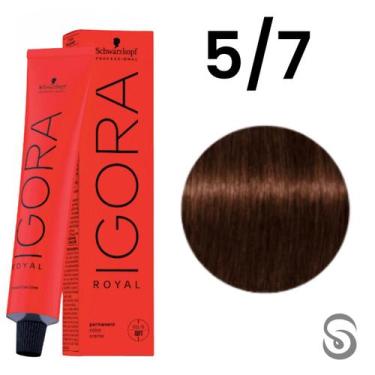 Imagem de Schwarzkopf Igora Royal Coloração 5/7 Castanho Claro Nobre  60ml, UNIC