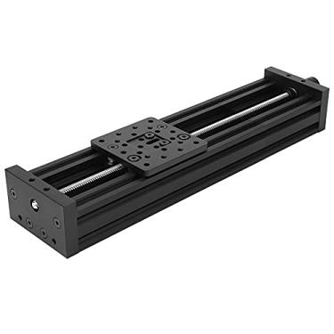 Imagem de Mesa deslizante de guia linear de liga de alumínio 2mm fuso de esferas de chumbo trilho de movimento guia linear atuador de palco para impressora 3d máquina de gravura cnc (350mm-preto)