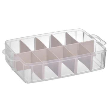 Imagem de Bandeja Com Divisórias Para Maleta Organizadora Sem Tampa - Plásticos 
