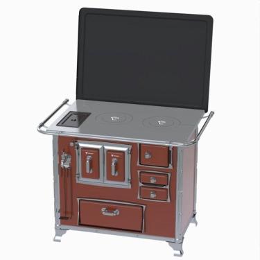 Imagem de Fogao a Lenha GII N 2 Gab Sec Tabaco com Tampa Caldeira