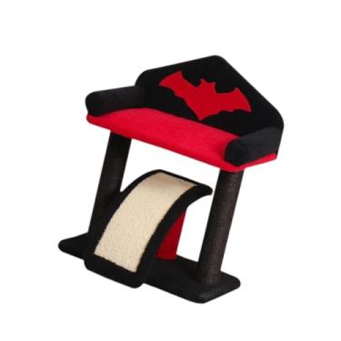 Imagem de Bothyi Gato Escalada Árvore Bonito Tema de Halloween Rede Casa de Gato Gatos Torre Arranhador Poste para Gatos Internos Gatinhos Centro de Atividades